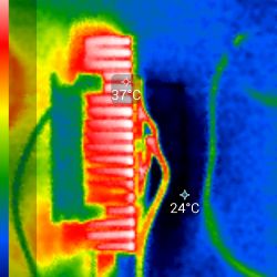Thermal test of custom cooling