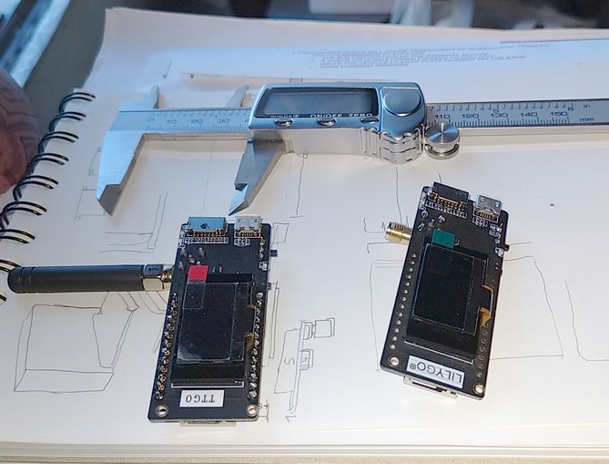 Measuring parts to design the case